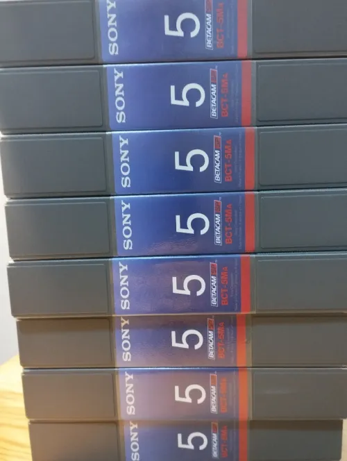 Lot de 08 Cassettes BETACAM SP SONY 5