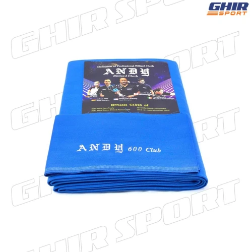 TAPIS BILLARD PROFESSIONNEL ANDY 600 CLUB | 01091