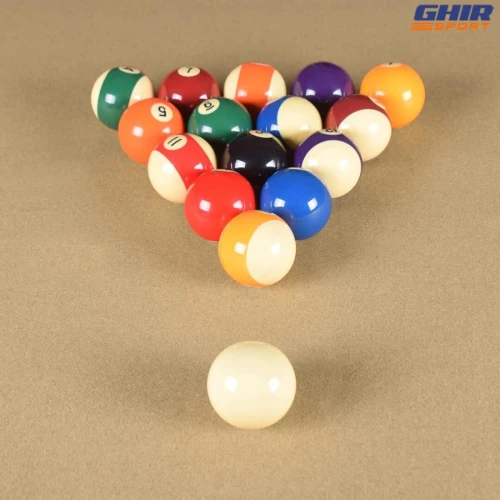 JEUX DE BOULES BILLARD AVEC TRIANGLE 48MM | 01040