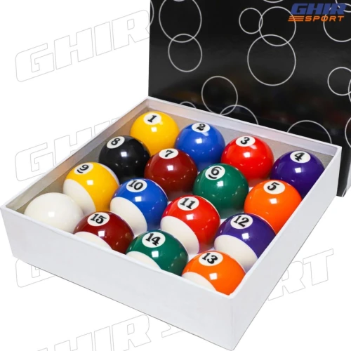JEUX DE BOULES BILLARD AVEC TRIANGLE 48MM | 01040
