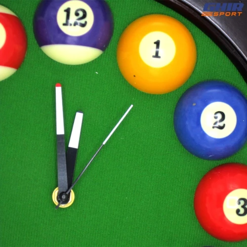 HORLOGE MURALE BILLARD OCTOGONE | 00844