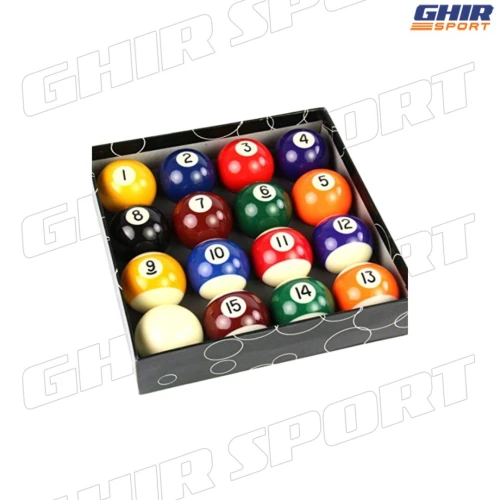 JEUX DE BOULES BILLARD AVEC TRIANGLE 48MM | 01040