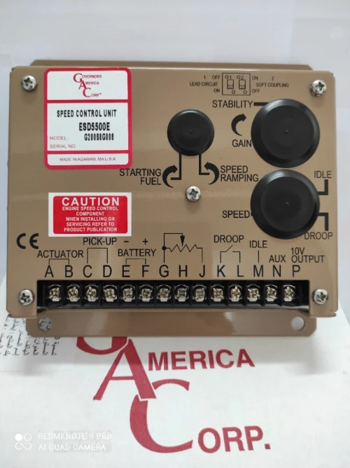 REGULATEUR DE VITESSE GOVERNORS