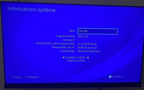Ps4 Slim 1 TB flaché 11.02
