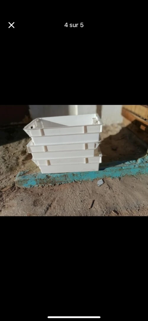 Casier en plastique alimentaire 