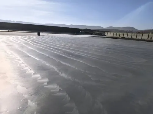 Béton lissé hélicoptère