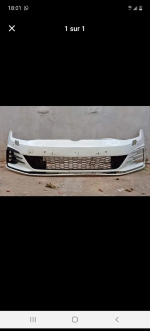 Pare choc  golf 7 gtd 2018 nouvou 7.5
