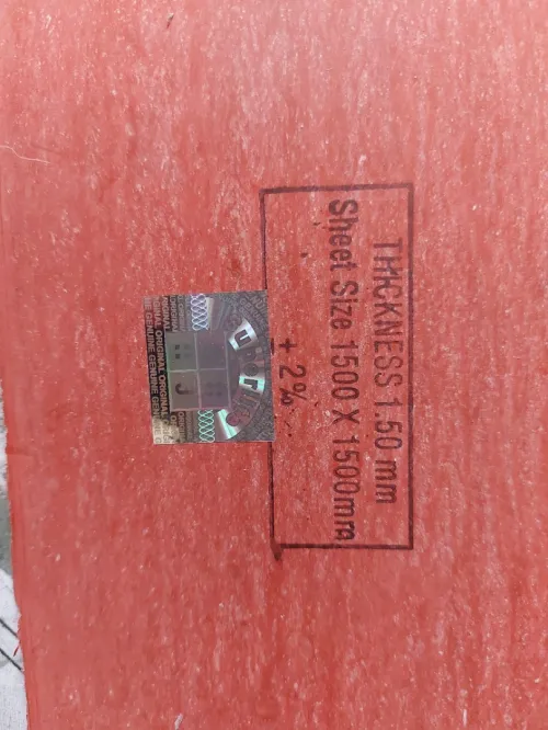 Joint klingerite simple rouge