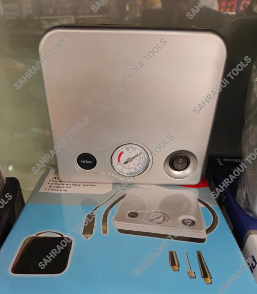 نفخ العجلات.Gonfleur de pneus portable
