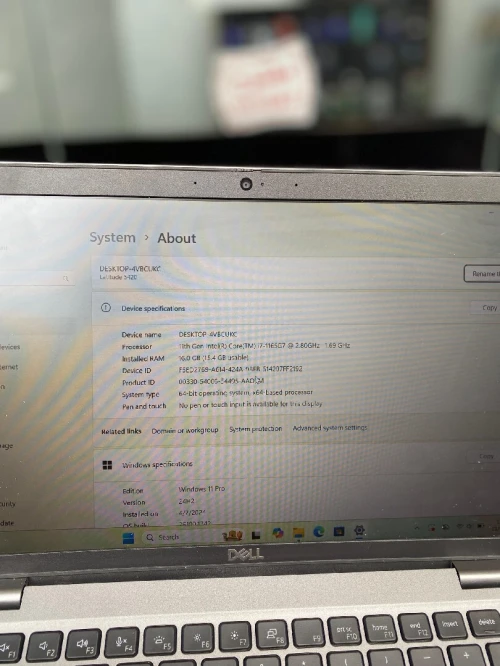 Dell latitude 5420 I7 11Th 16GB 256 SSD FULL HD 14"