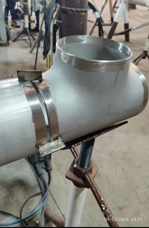 Soudage montage tuyauterie inoxydable industrielle