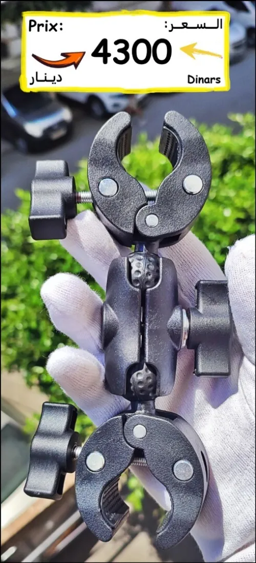 fixation MOTO velo 4*4 pour insta360 GoPro DJI action cam