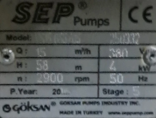 Vend pompe centrifuge très puissante