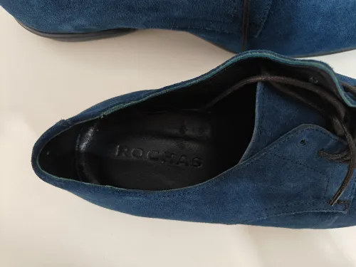 chaussure daim ROCHAS