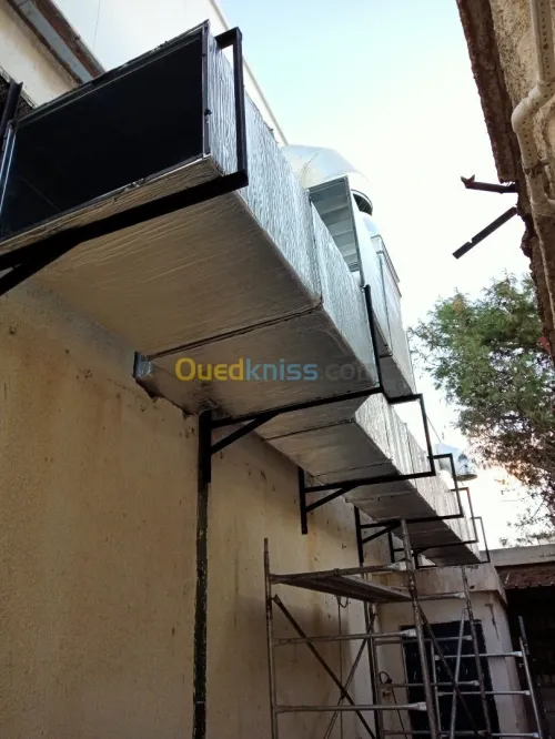 Étude et réalisation climatisation central et ventilation 