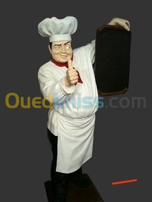 statue chef cuisinier