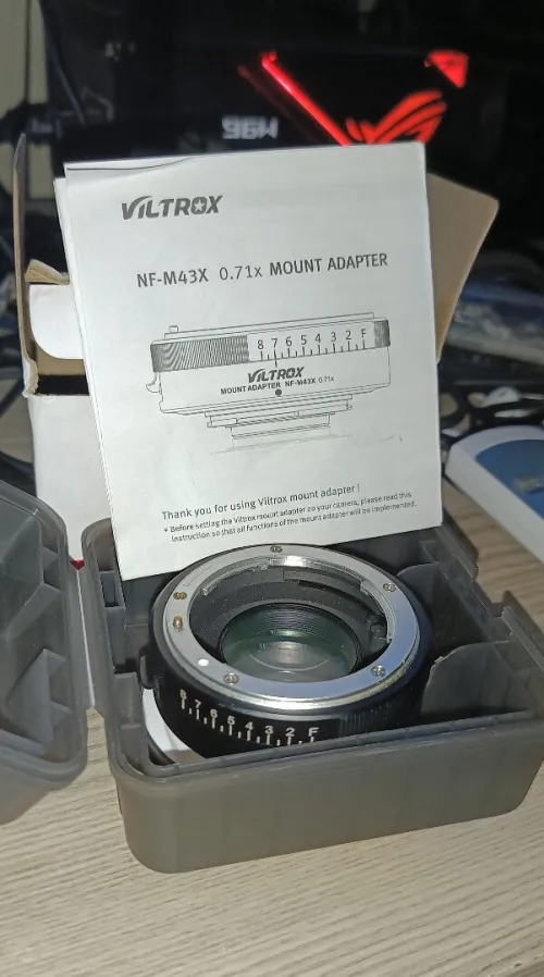 Bague speedbooster Nikon - Micro 4/3 (VILTROX NF-M43X)