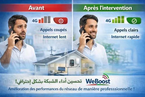 Diagnostic et amélioration réseau mobile 2G/3G/4G/5G Appels et Internet حلول شبكات الهاتف النقال