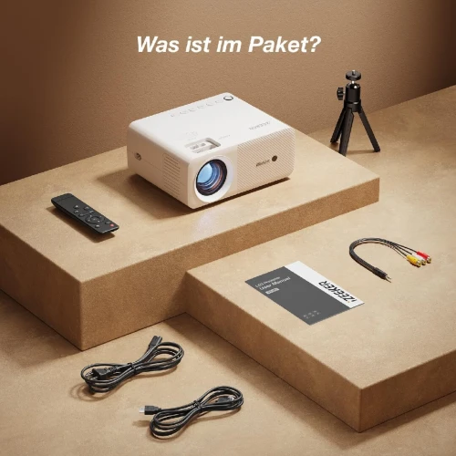 Projecteur Datashow lzeeker 6000 Lumens lpL 320 1080p 4k WIFI 5G Bluetooth ضمان 30 يوم