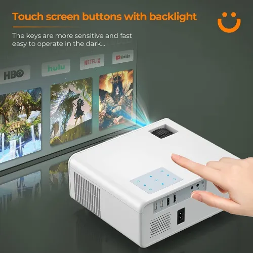 Data show vidéo projecteur Yaber Y9 Pro 400 ansi avec cartable et écran ضمان 06 أشهر