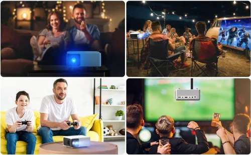 Vidéoprojecteur datashow Yoton Y3 WIFI 120 Ansi Lumens ضمان 30 يوم