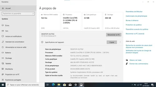 Pc HP 250 G2 15.6"