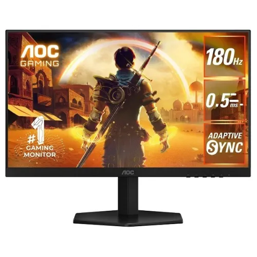 ECRAN AOC GAMING 24" - DISPLAY - HDMI - 180HZ - FULL HD - FAST IPS - 0.5MS HDR 125% SRGB  H24T09P
