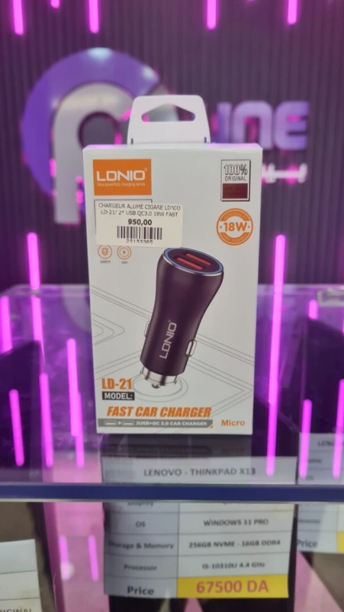 CHARGEURS ALLUME CIGARE LDNIO