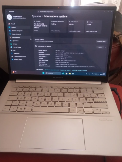 Pc portable ASUS i5 ...11em..3,1ghz..x5