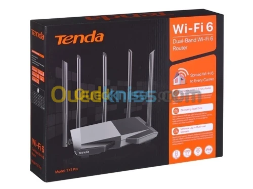 TENDA TX1 PRO ROUTEUR WI-FI 6 DOUBLE BANDE