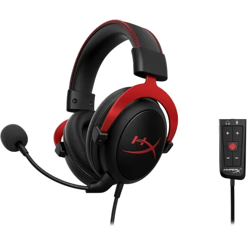 CASQUE HYPERX CLOUD II (ROUGE) GAMING SON SURROUND 7.1