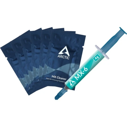 ARCTIC MX-6 4G - PATE THERMIQUE AVEC 6 LINGETTES DE NETTOYAGE