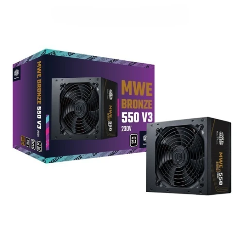 ALIMENTATION COOLERMASTER MWE BRONZE 550 V3 230V A/ET CABLE MPE-5501