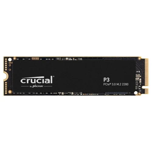 SSD 500 GO 3D CRUCIAL P3 500 GO NAND M.2 2280 NVME - PCIE 3.0 X4