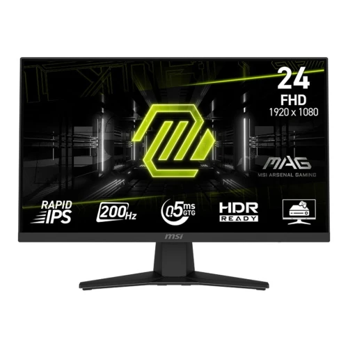 ECRAN MSI 23.8" LED IPS - 200 HZ MAG 244F 0.5 MS