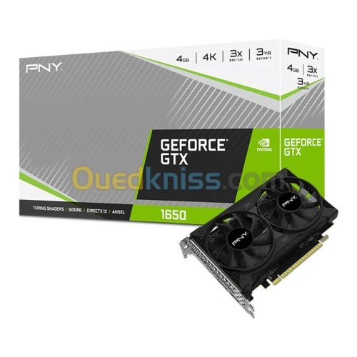 PNY GEFORCE GTX 1650 4GB GDDR6 DUAL FAN