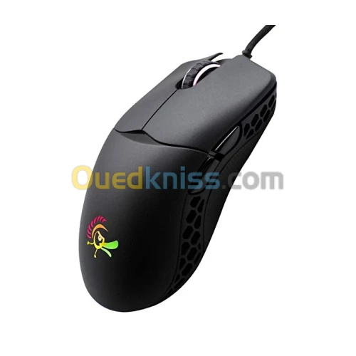 SOURIS FILAIRE GAMER DUCKY FEATHER RGB NOIR