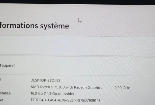 LENOVO THINKPAD E14 GEN 5 FHD + | RYZEN 5 7530U | 16GB RAM | 512GB NVME SSD