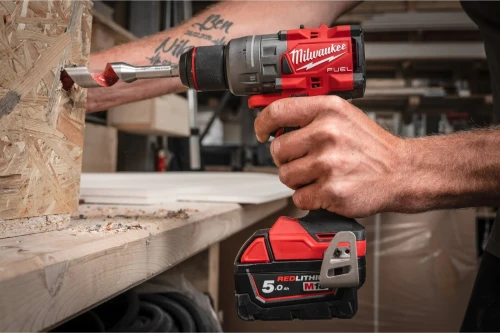 PERCEUSE VISSEUSE À PERCUSSION FUEL 18V - M18 FDD3-502X + 2 BATTERIES 18V 5 AH + 1 CHARGEUR M12-18FC MILWAUKEE + Coffret HD Box - NEUF JAMAIS UTILISÉ.