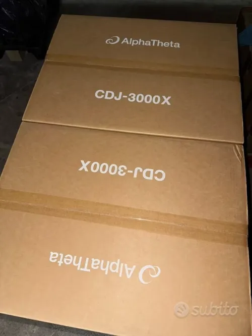 Pack 2x Pioneer DJ AlphaTheta CDJ-3000X + DJM-V10 - NEUF JAMAIS UTILISÉ - ( SOUS BLISTER ) non déballée