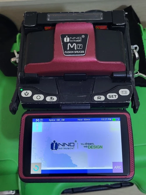 soudeuse Fibre Optique inno m7 fusion splicer AVEC cliveuse fibre optique SKL-6C de haute précision