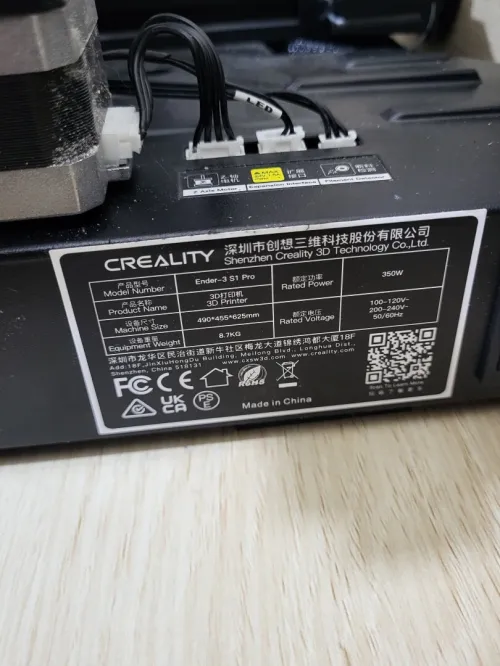 Creality Imprimante 3D Ender-3 S1 Pro avec 300C Buse Haute Température, 160mm/s Impression Rapide & Plaque PEI en Acier à Ressort & Bande Lumineuse LED