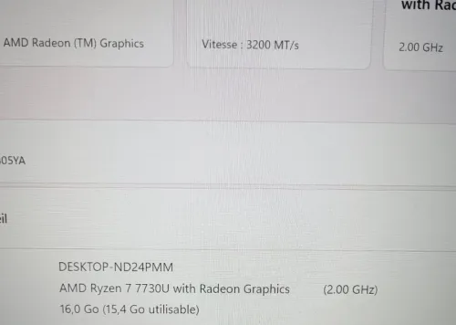 Asus Vivobook 14'' FHD + | RYZEN 7 PRO 7730U | 16GB RAM | 512GB NVMe SSD | AMD RADEON GRAPHICS
