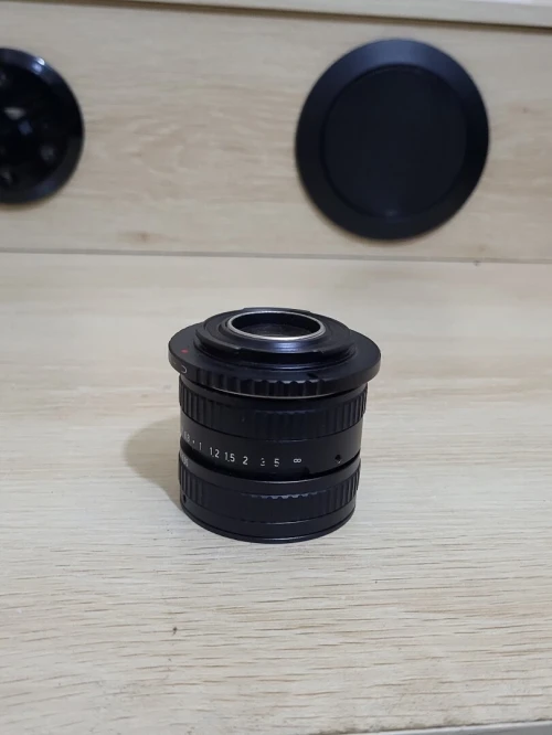 SCHNEIDER Xenon 1:0.95/25mm OBJECTIF ultra-rapide + Adaptateur C-Mount Pour Panasonic Lumix 