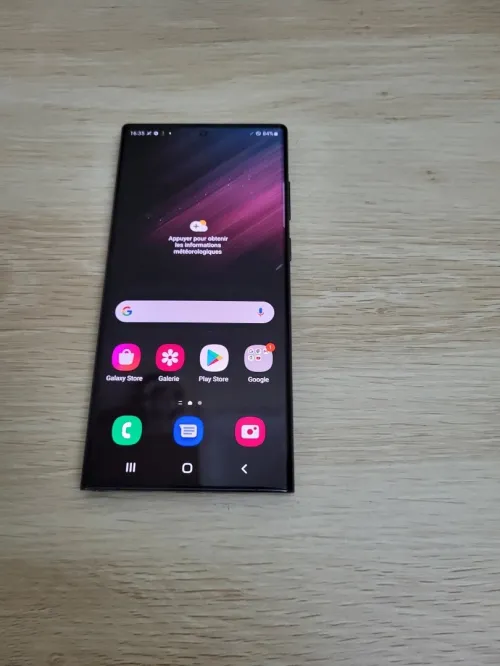 SAMSUNG GALAXY S22 Ultra 128GB 5G ( le telephone déverrouillé avec unlock bootloader d'ou le prix bas )