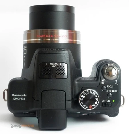 Panasonic Lumix FZ38 Zoom 18x Optical Résolution : 12.1Mp