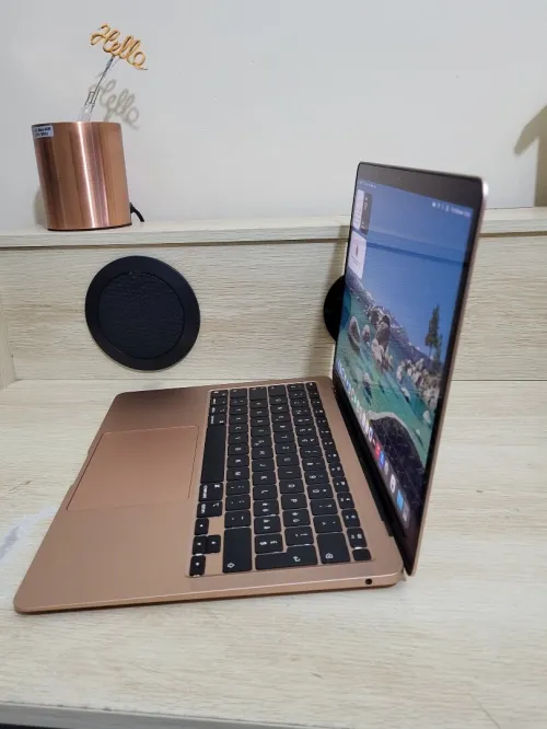 MacBook Air M1 2020 ROSE GOLD - CPU M1 8C - 8GB RAM - 512GB SSD - COMPTAGE DE CYCLES 114