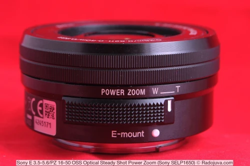OBJECTIF Sony SEL 16-50mm f/3.5-5.6 OSS