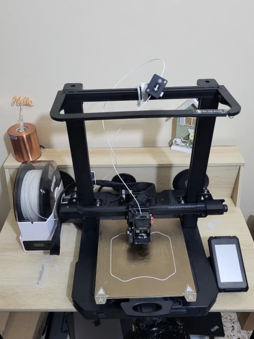 Creality Imprimante 3D Ender-3 S1 Pro avec 300C Buse Haute Température, 160mm/s Impression Rapide & Plaque PEI en Acier à Ressort & Bande Lumineuse LED