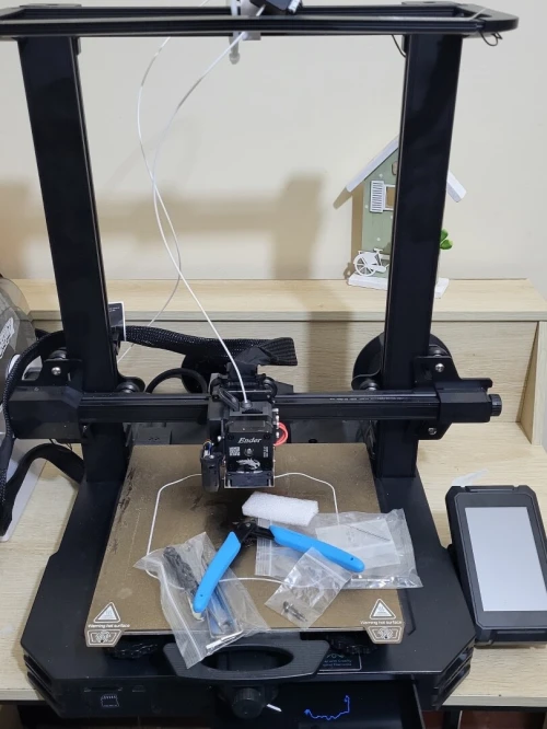 Creality Imprimante 3D Ender-3 S1 Pro avec 300C Buse Haute Température, 160mm/s Impression Rapide & Plaque PEI en Acier à Ressort & Bande Lumineuse LED